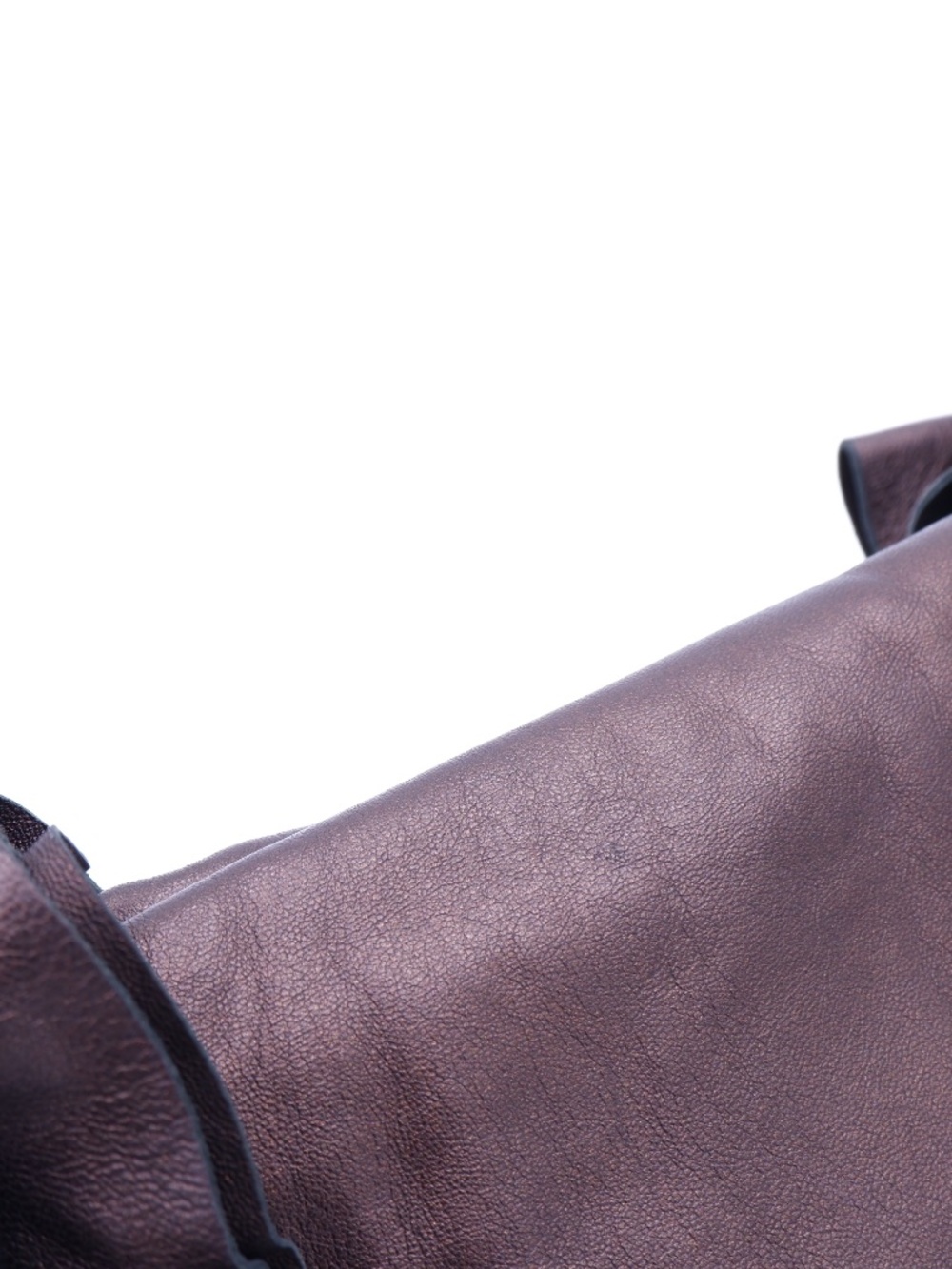 Prada Metallic Brown Nappa Ruffle Bag — 2008 - Picture 10 of 14